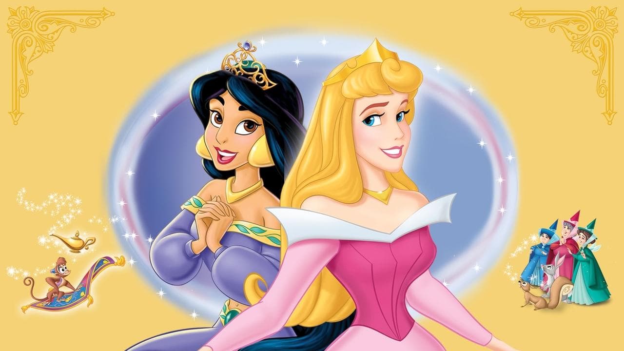 Backdrop de Contos Encantados da Disney Princesas: Siga Seus Sonhos