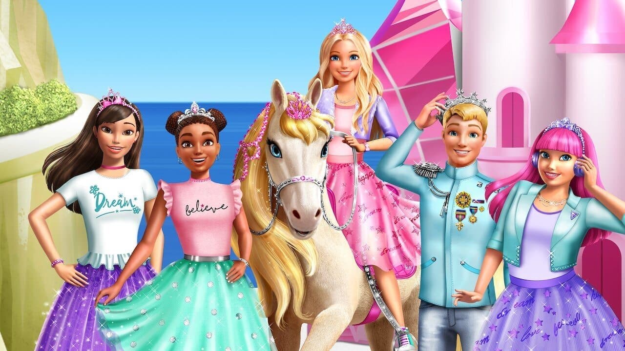 Backdrop de Barbie: Aventura da Princesa