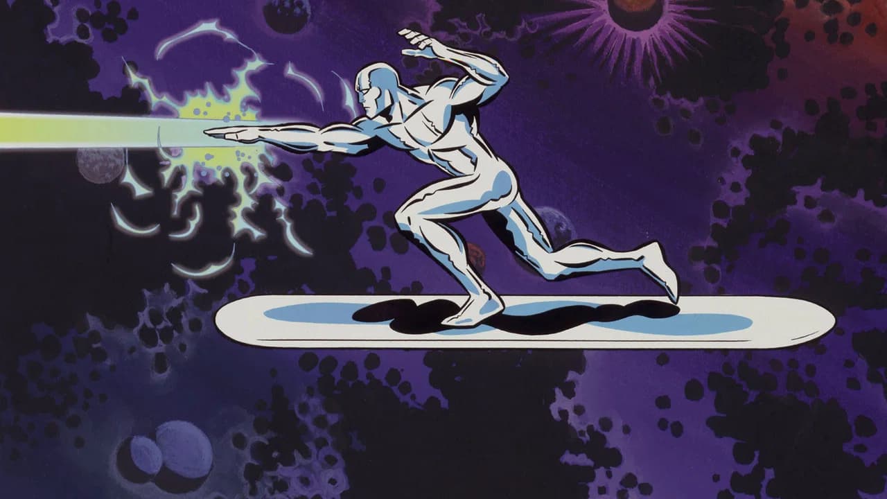 Backdrop de O Surfista Prateado