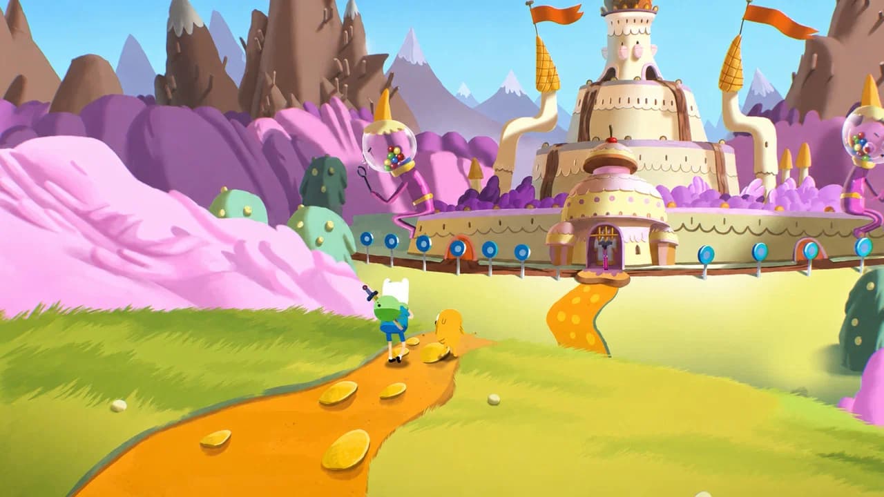 Backdrop de Hora de Aventura: Missões Secundárias