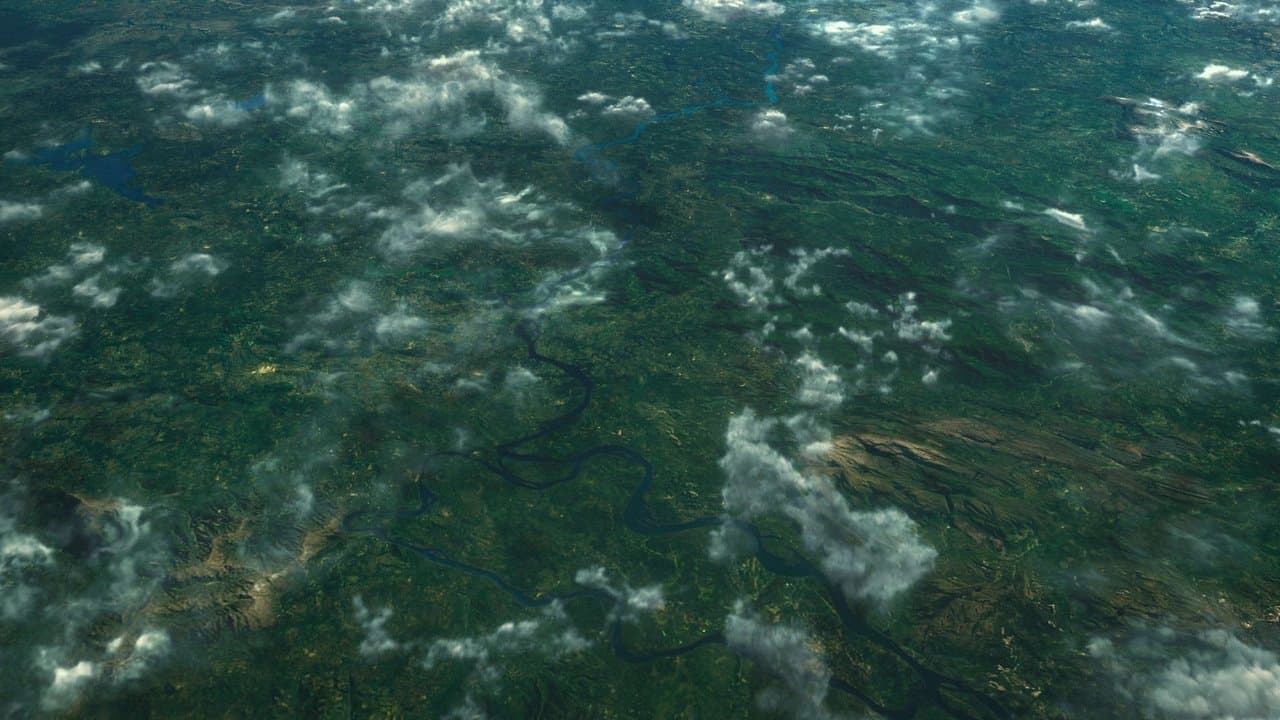Backdrop de Terra: Um Dia Incrível