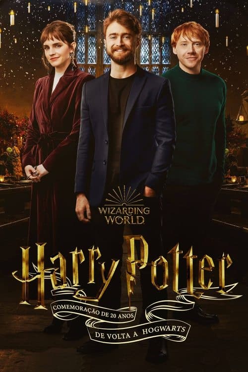 Poster de Comemoração de 20 anos de Harry Potter: De Volta a Hogwarts