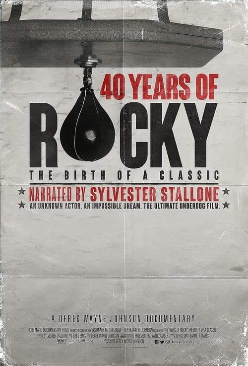 Poster de 40 Anos de Rocky: O Nascimento de um Clássico